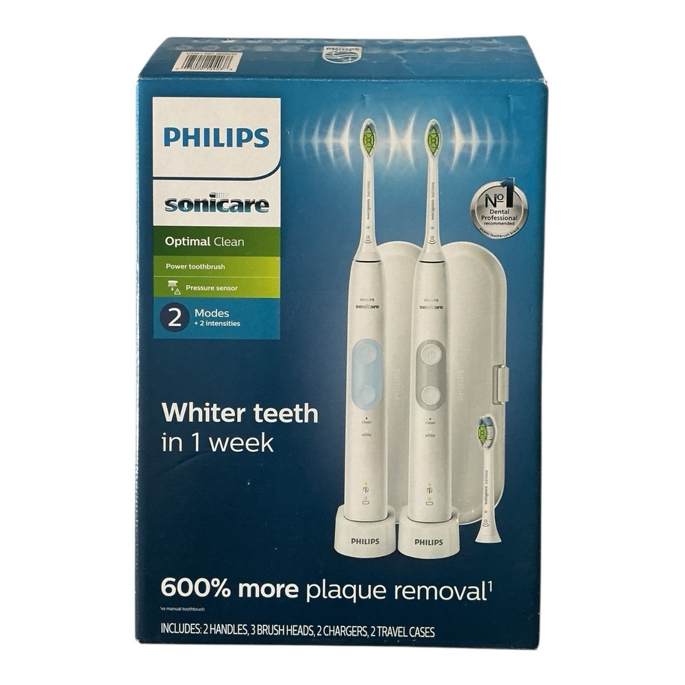 Philips Sonicare - Optimal Clean (2ct) - No Brush‎ Heads - Gently Used